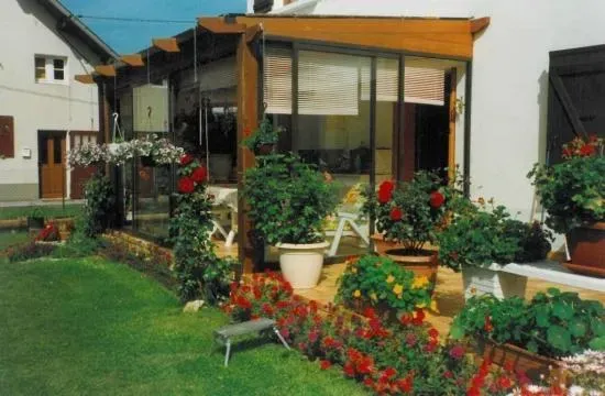 véranda ossature bois